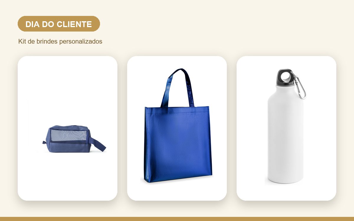 Kit de brindes personalizados — Brindes para o Dia do Cliente: Fidelize com Estilo