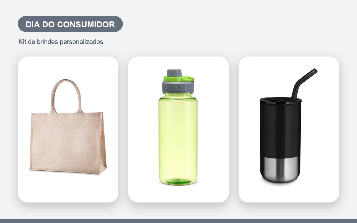 Kit de brindes personalizados — Brindes para o Dia do Consumidor: Ideias que Encantam