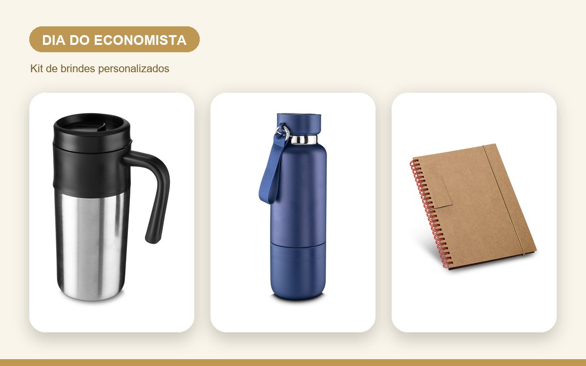 Kit de brindes personalizados — Brindes para o Dia do Economista: ideias para empresas