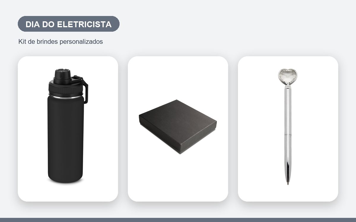 Kit de brindes personalizados — Brindes para o Dia do Eletricista: ideias para empresas