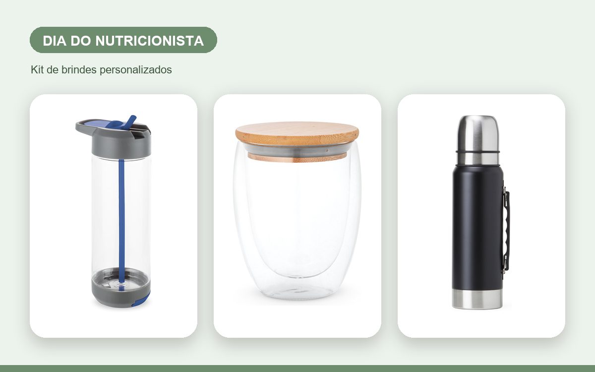 Kit de brindes personalizados — Brindes para o Dia do Nutricionista: Ideias para Empresas