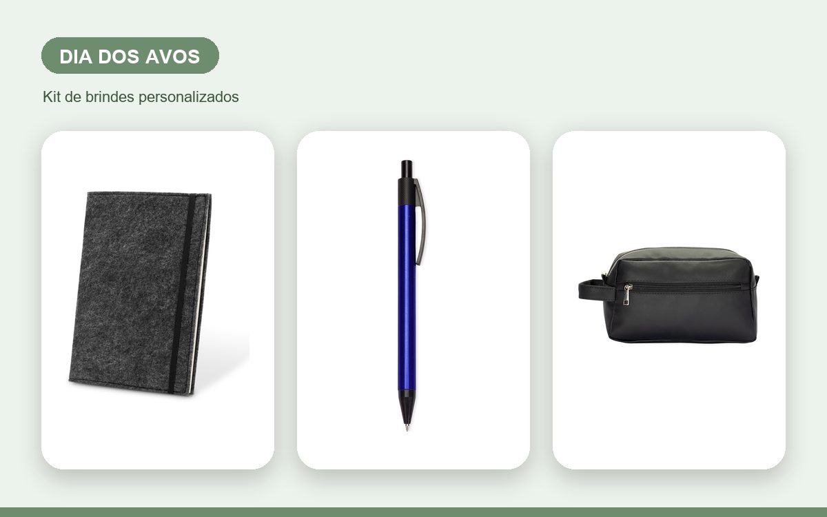 Kit de brindes personalizados — Brindes para o Dia dos Avós: ideias para empresas homenagearem