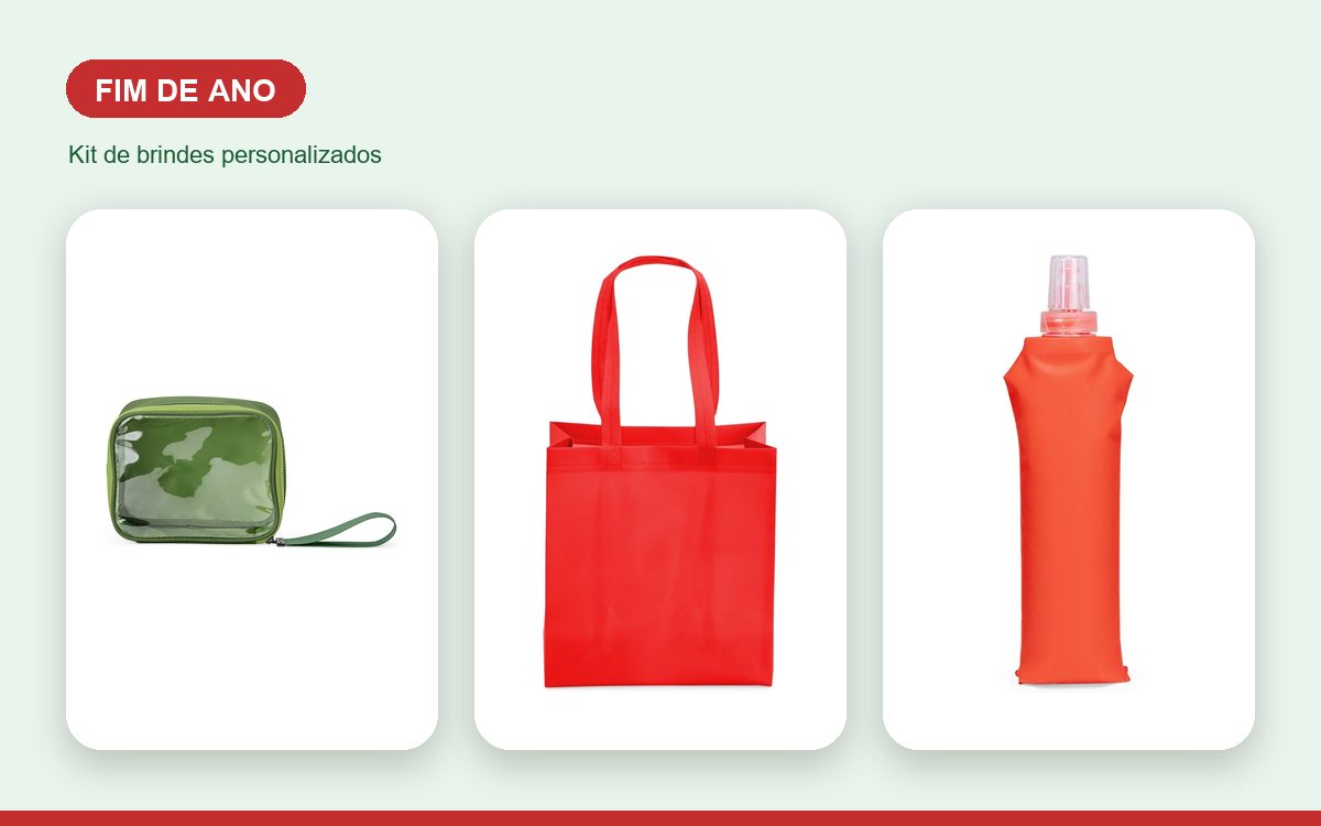 Kit de brindes personalizados — Brindes personalizados para o fim de ano: celebre com a marca