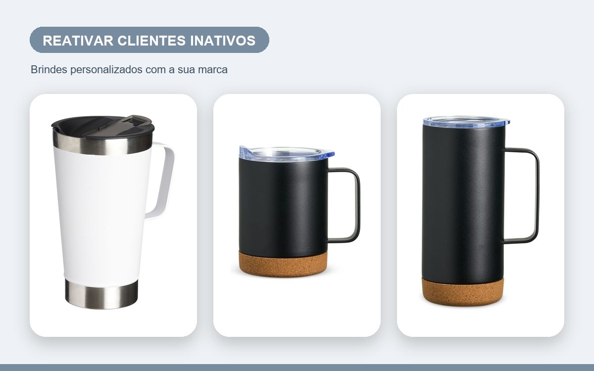 Brindes personalizados com a sua marca — Brindes para reativar clientes inativos: como reconquistar