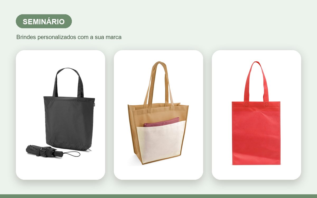 Brindes personalizados com a sua marca — Brindes para seminário: o que distribuir para marcar presença