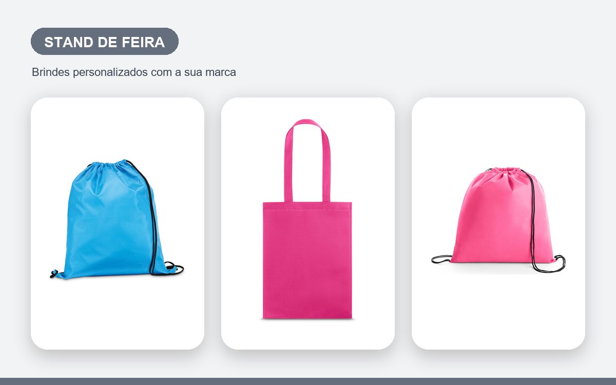 Brindes personalizados com a sua marca — Brindes para stand de feira: atraia e fidelize visitantes