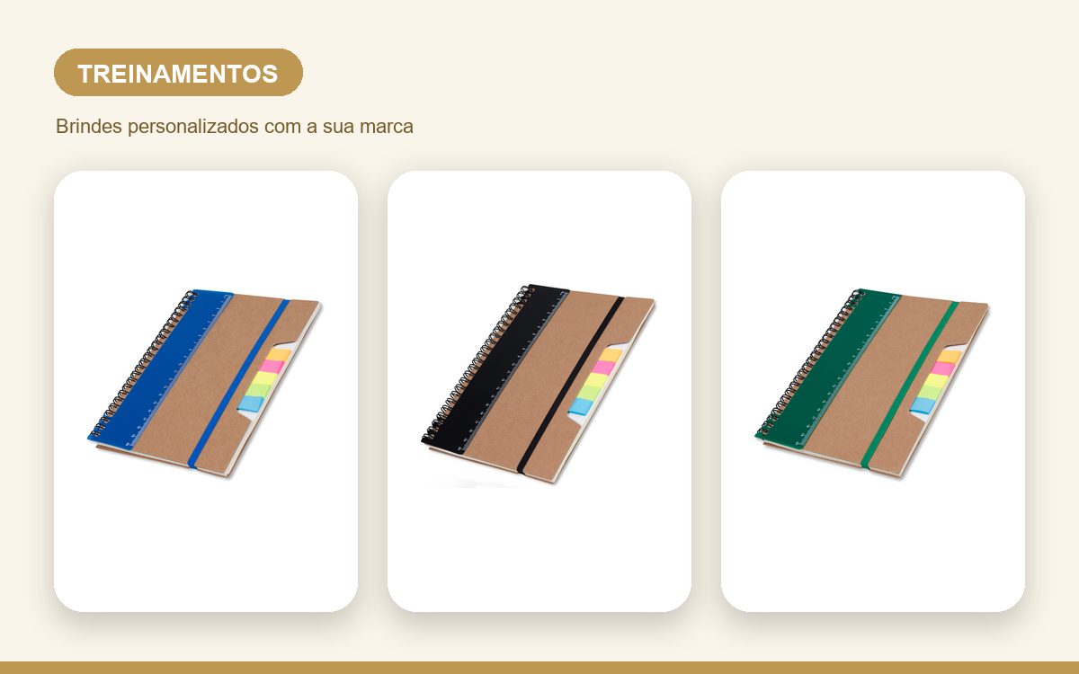 Brindes personalizados com a sua marca — Brindes para Treinamentos e Workshops Internos da Empresa