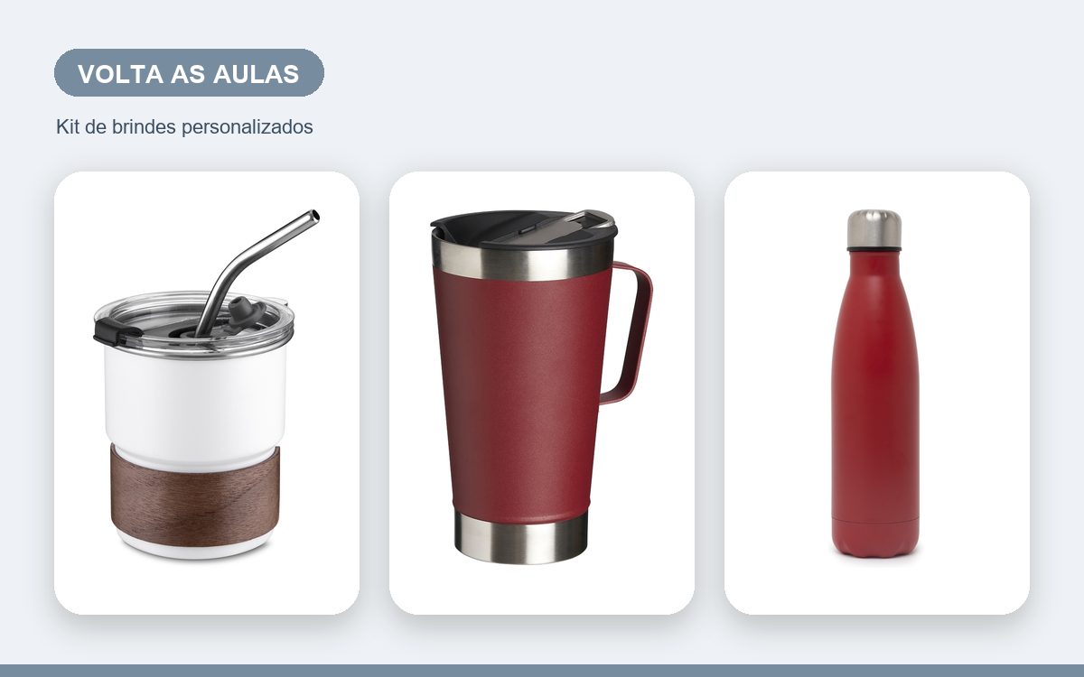 Kit de brindes personalizados — Brindes para Volta às Aulas: campanhas que conquistam