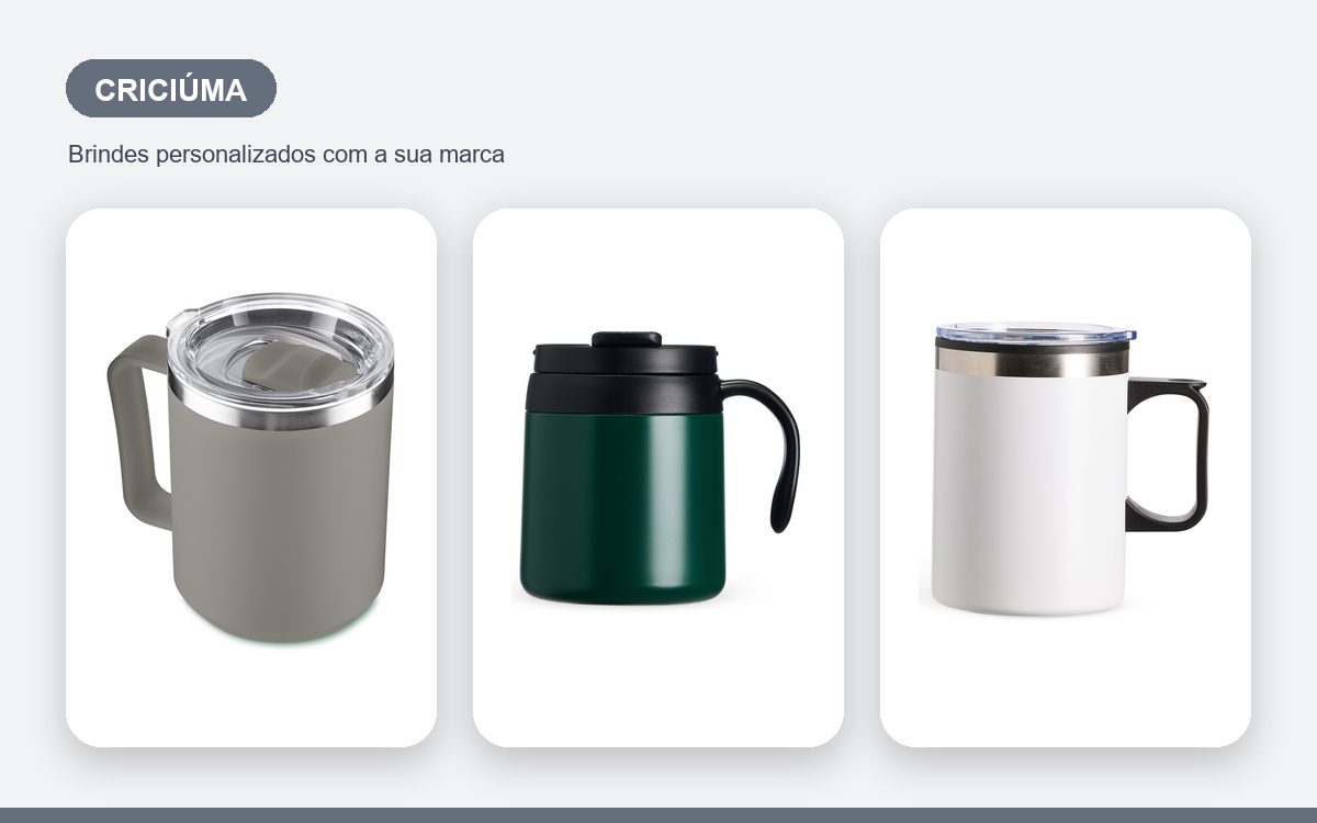 Brindes personalizados com a sua marca — Brindes Personalizados em Criciúma: Onde Pedir e Prazos