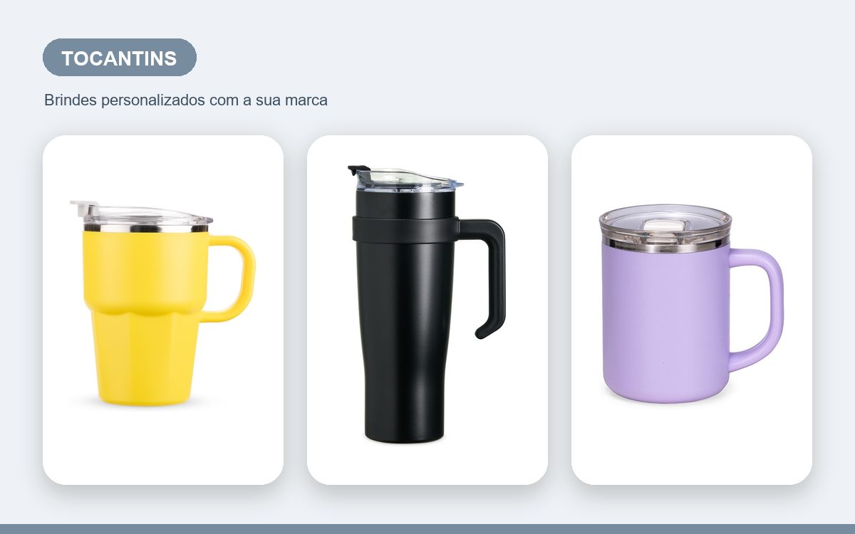 Brindes personalizados com a sua marca — Brindes Personalizados em Tocantins para Empresas Locais