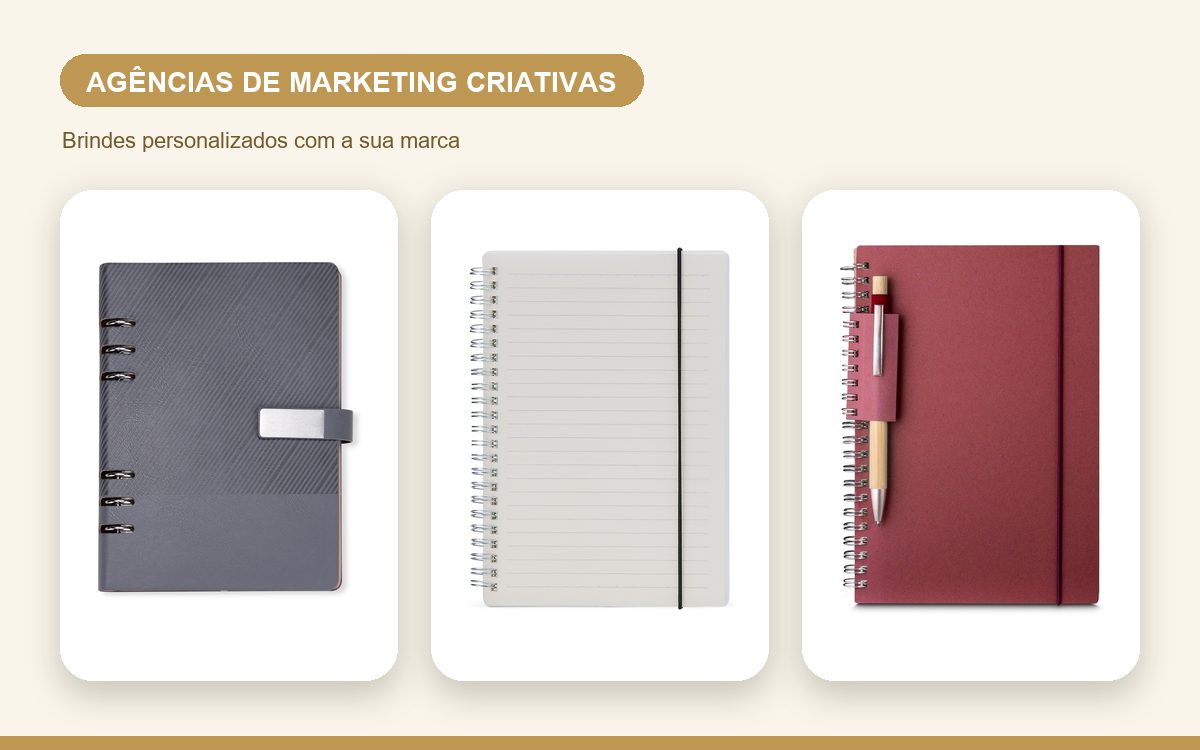 Brindes personalizados com a sua marca — Brindes Personalizados para Agências de Marketing Criativas