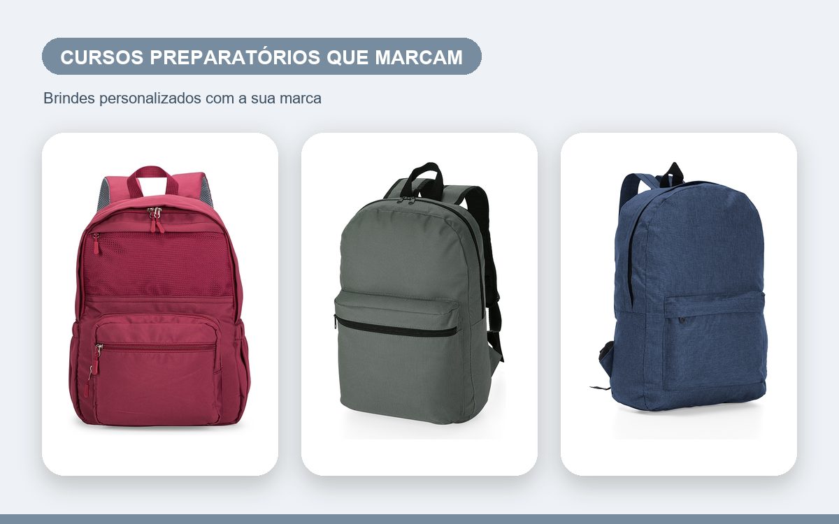Brindes personalizados com a sua marca — Brindes personalizados para cursos preparatórios que marcam