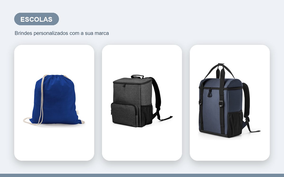 Brindes personalizados com a sua marca — Brindes Personalizados para Escolas e Faculdades 2026