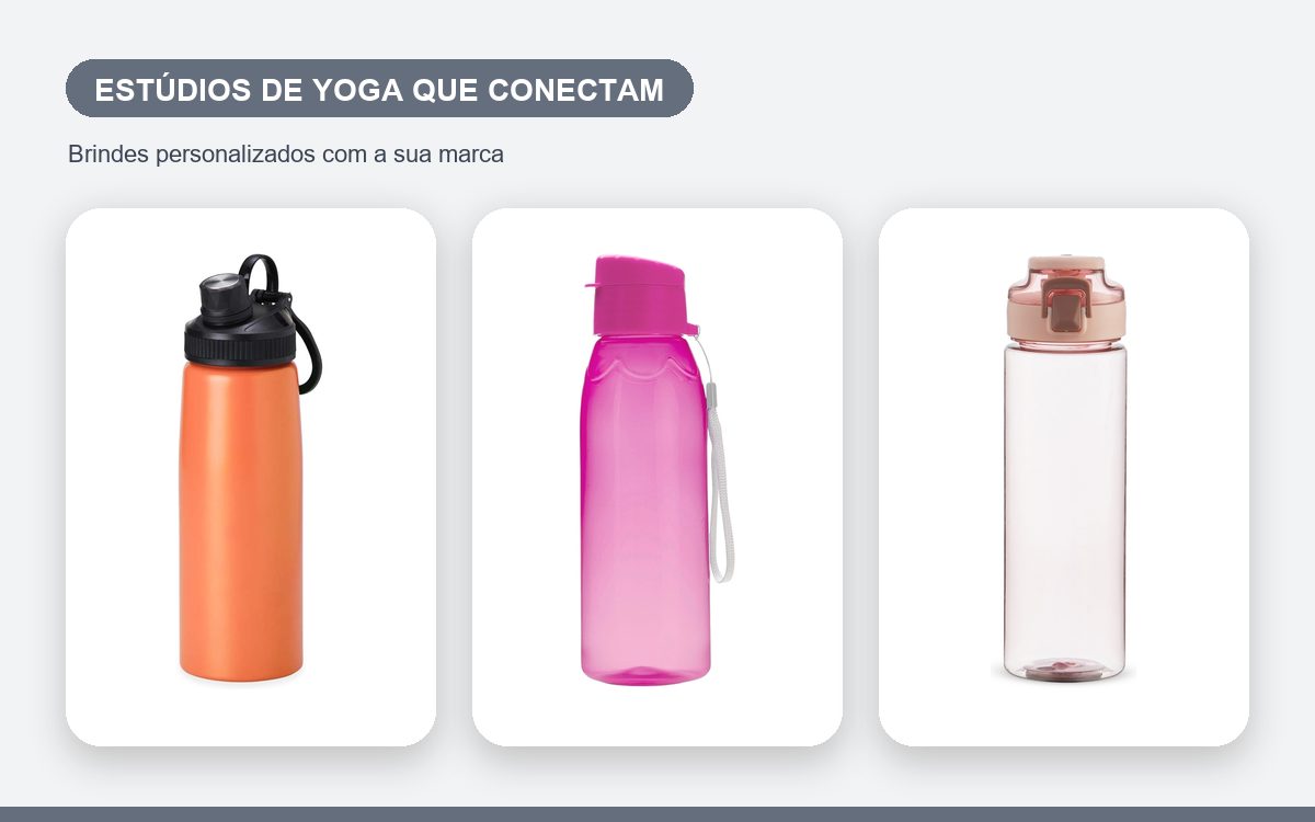 Brindes personalizados com a sua marca — Brindes personalizados para estúdios de yoga que conectam