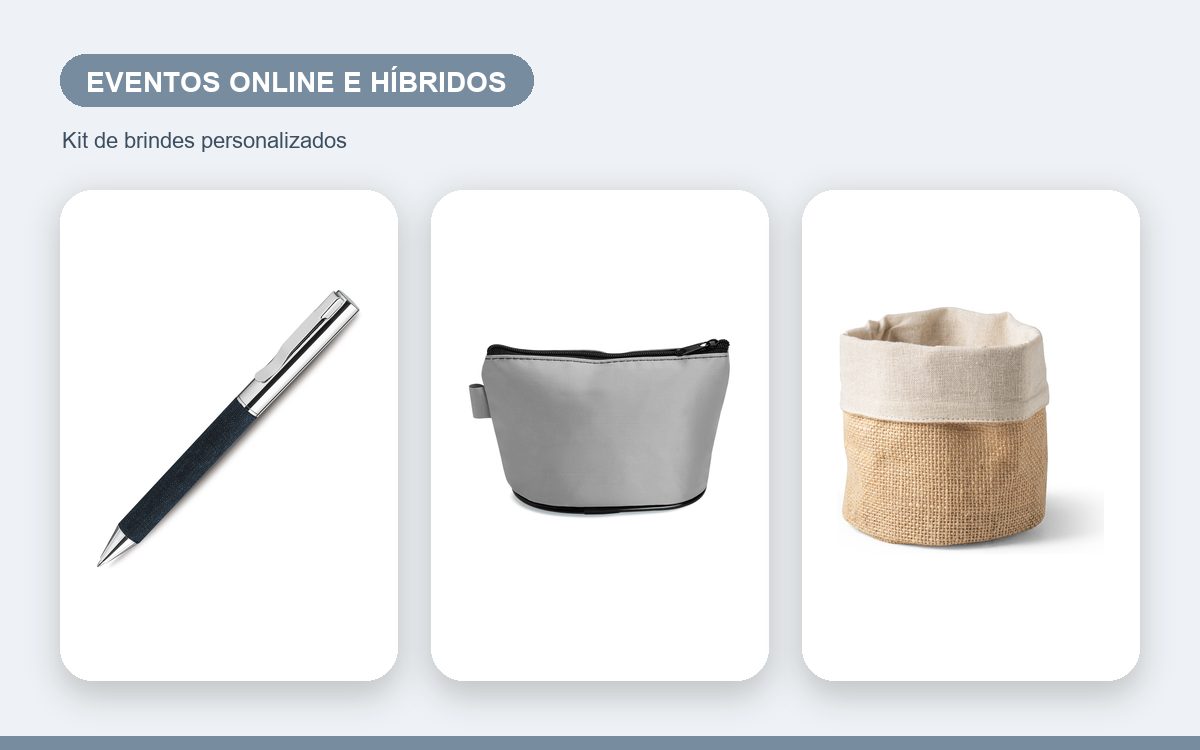 Brindes personalizados com a sua marca — Brindes para Eventos Online e Híbridos: Como Enviar Kits