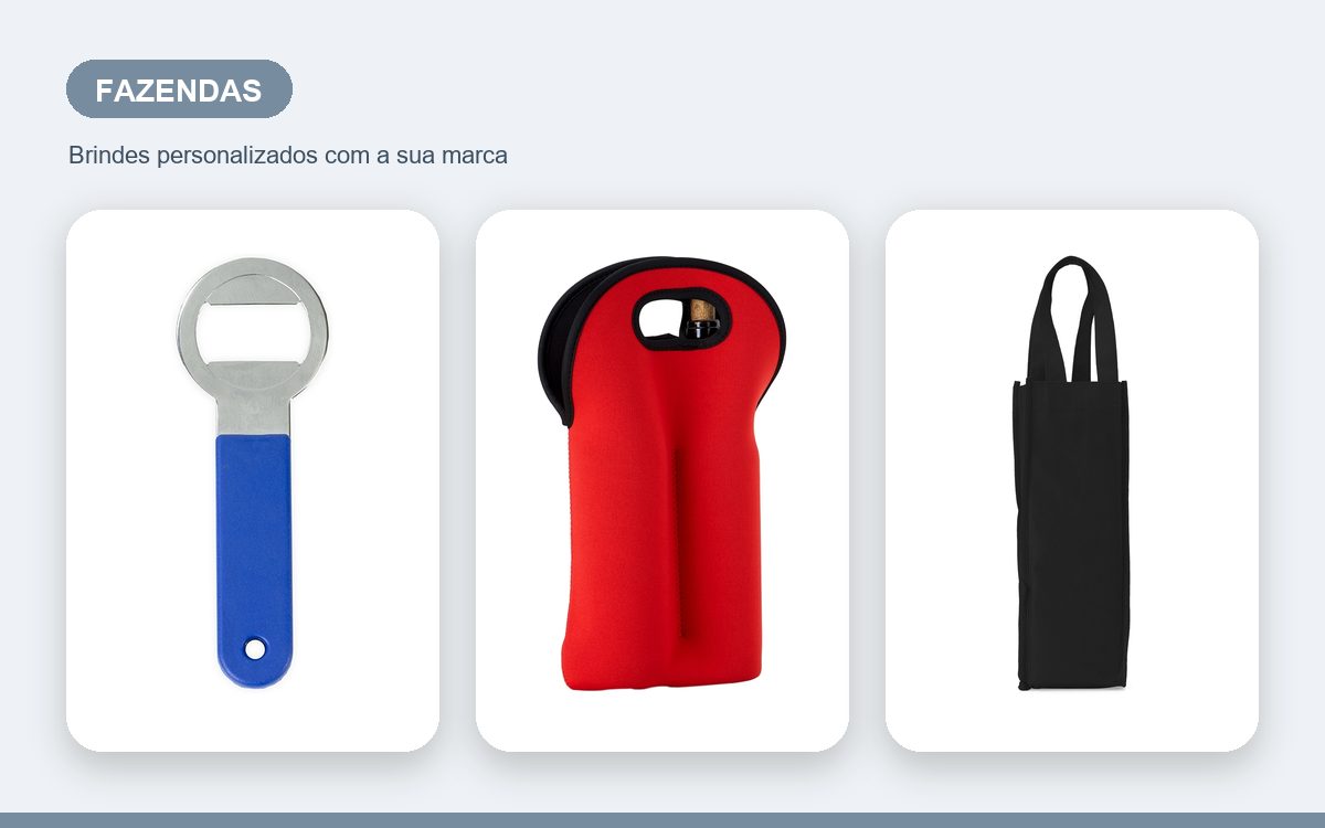 Brindes personalizados com a sua marca — Brindes personalizados para fazendas e agropecuárias