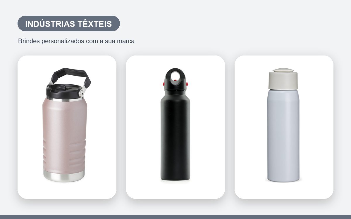 Brindes personalizados com a sua marca — Brindes personalizados para indústrias têxteis e confecções