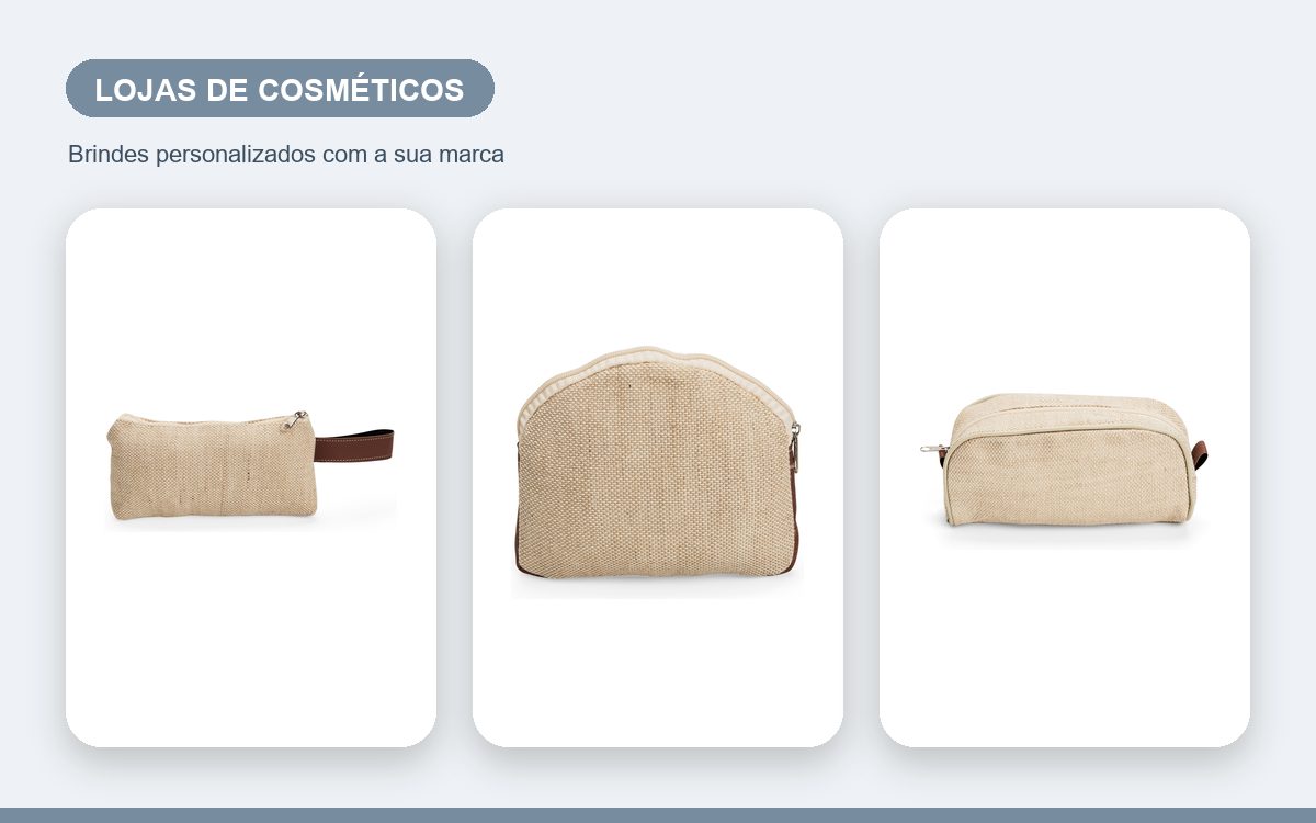 Brindes personalizados com a sua marca — Brindes personalizados para lojas de cosméticos e beleza