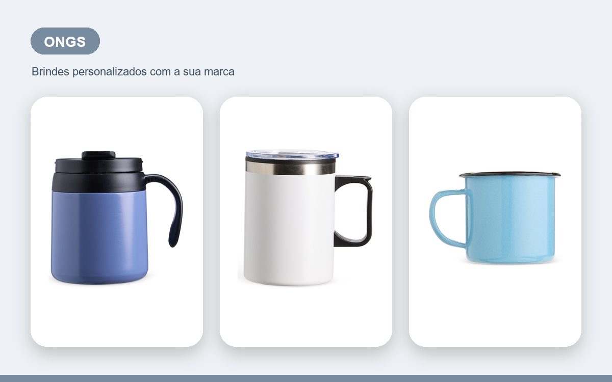 Brindes personalizados com a sua marca — Brindes personalizados para ONGs e projetos sociais