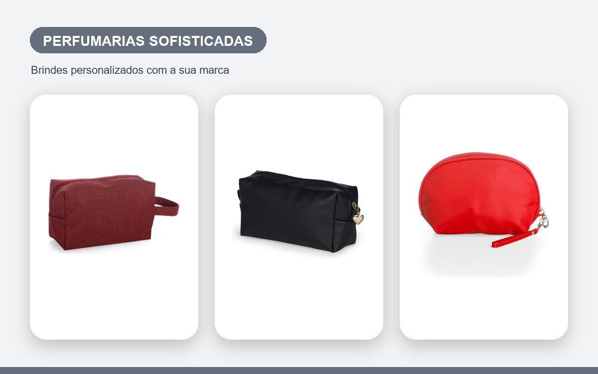 Brindes personalizados com a sua marca — Brindes personalizados para perfumarias sofisticadas