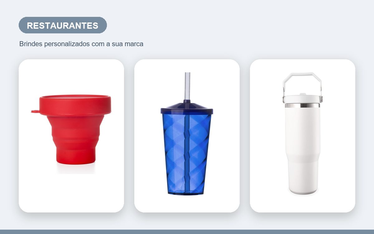 Brindes personalizados com a sua marca — Brindes Personalizados para Restaurantes e Bares 2026