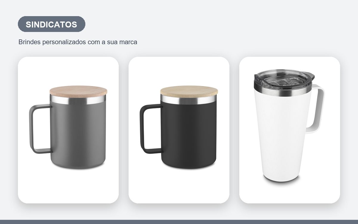 Brindes personalizados com a sua marca — Brindes personalizados para sindicatos e categorias