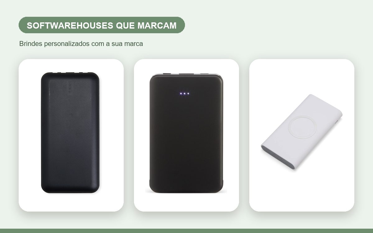 Brindes personalizados com a sua marca — Brindes personalizados para softwarehouses que marcam
