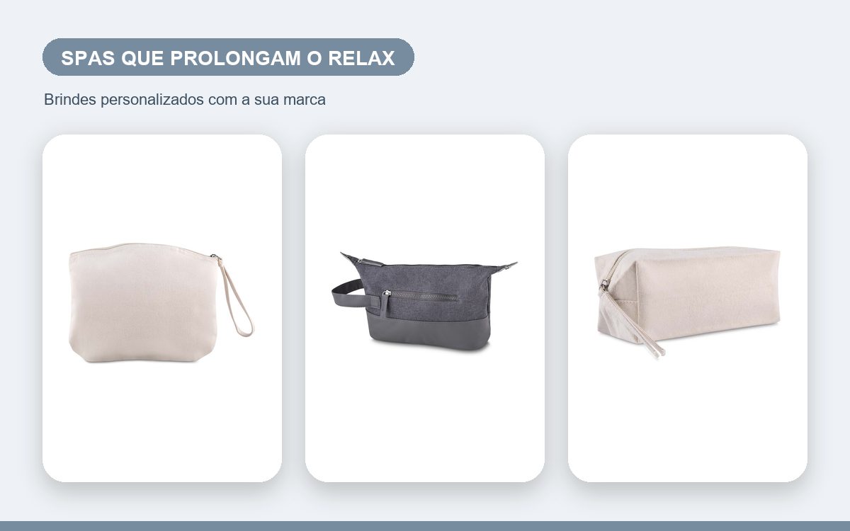 Brindes personalizados com a sua marca — Brindes personalizados para spas que prolongam o relax