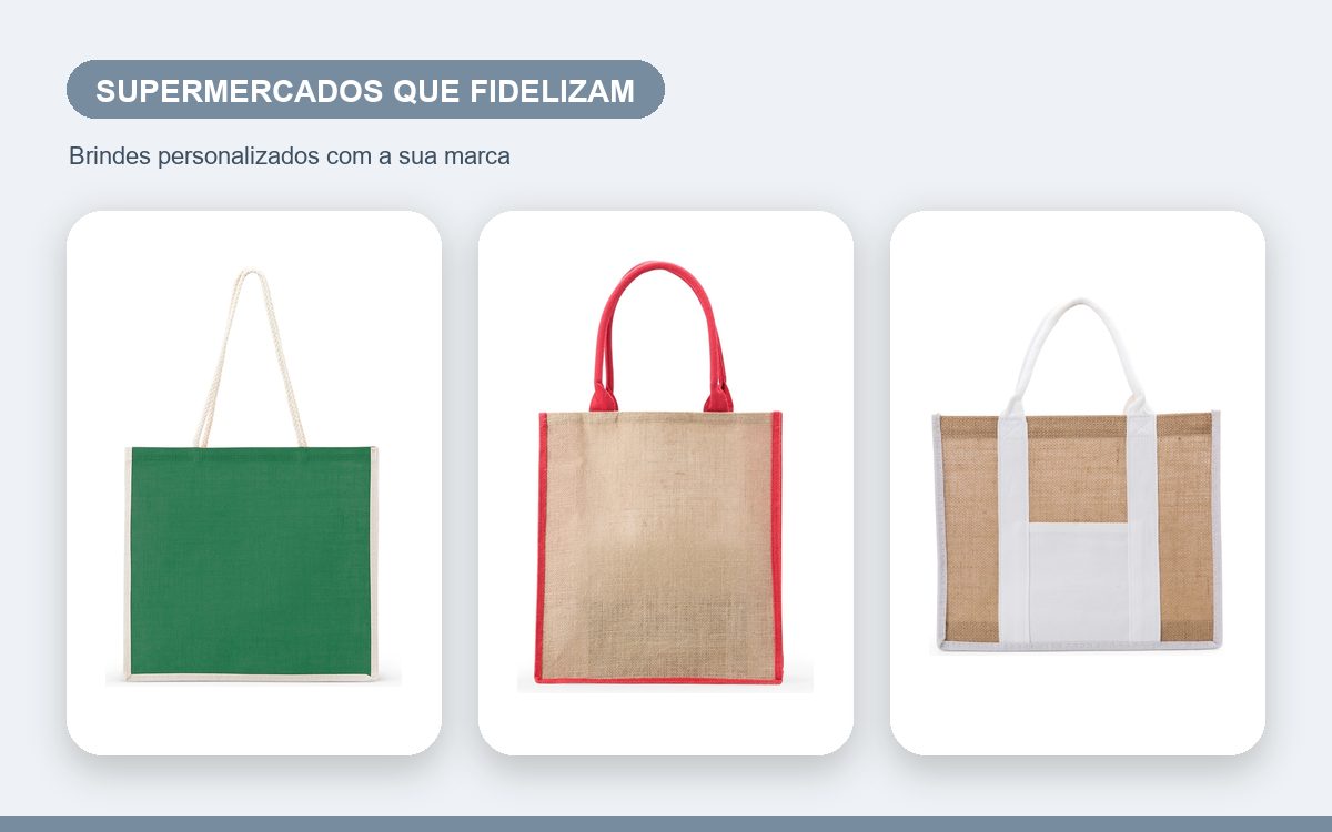 Brindes personalizados com a sua marca — Brindes personalizados para supermercados que fidelizam