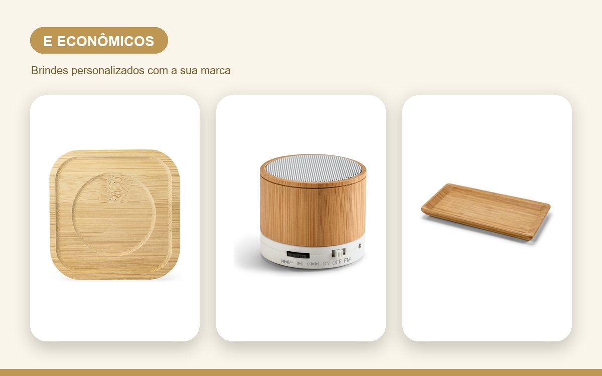 Brindes personalizados com a sua marca — Brindes Personalizados Sustentáveis e Econômicos para Empresas