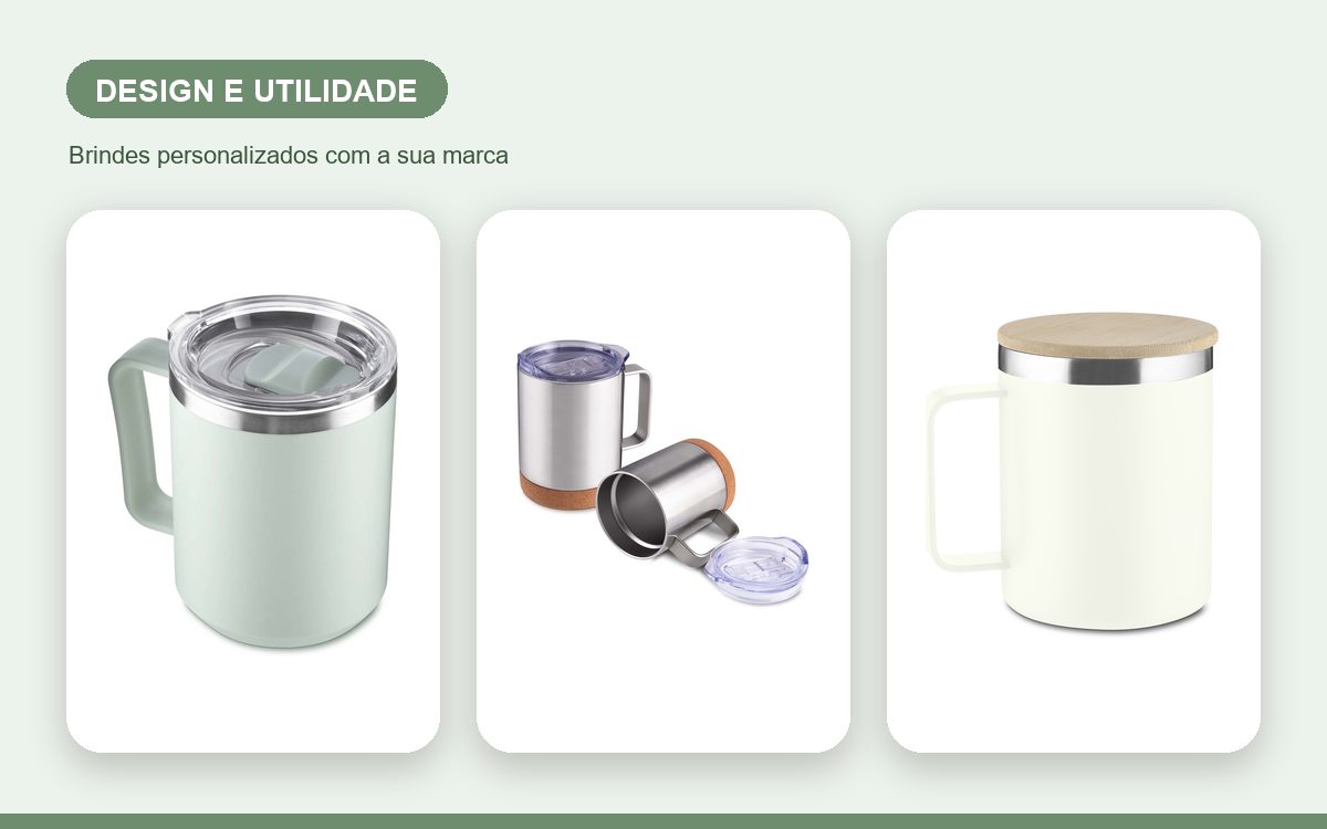 Brindes personalizados com a sua marca — Brindes que Unem Design e Utilidade: a Escolha Inteligente
