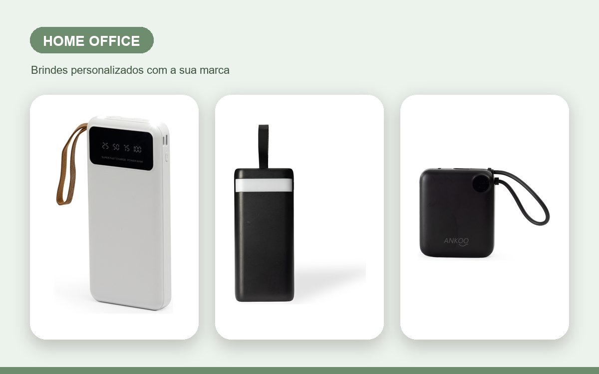 Brindes personalizados com a sua marca — Brindes Tech para Home Office: Presentes que Fazem Diferença
