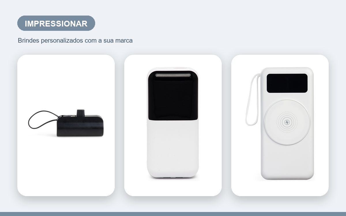 Brindes personalizados com a sua marca — Brindes Tecnológicos Corporativos: Ideias para Impressionar