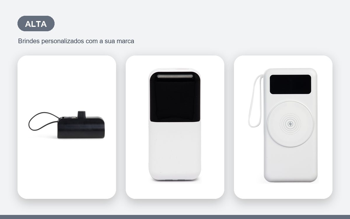 Brindes personalizados com a sua marca — Brindes Tecnológicos em Alta em 2026: o que Pedir Agora