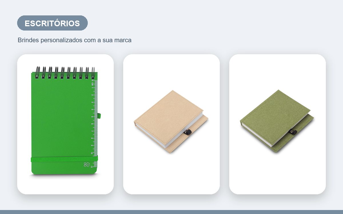 Brindes personalizados com a sua marca — Cadernos personalizados para escritórios: guia