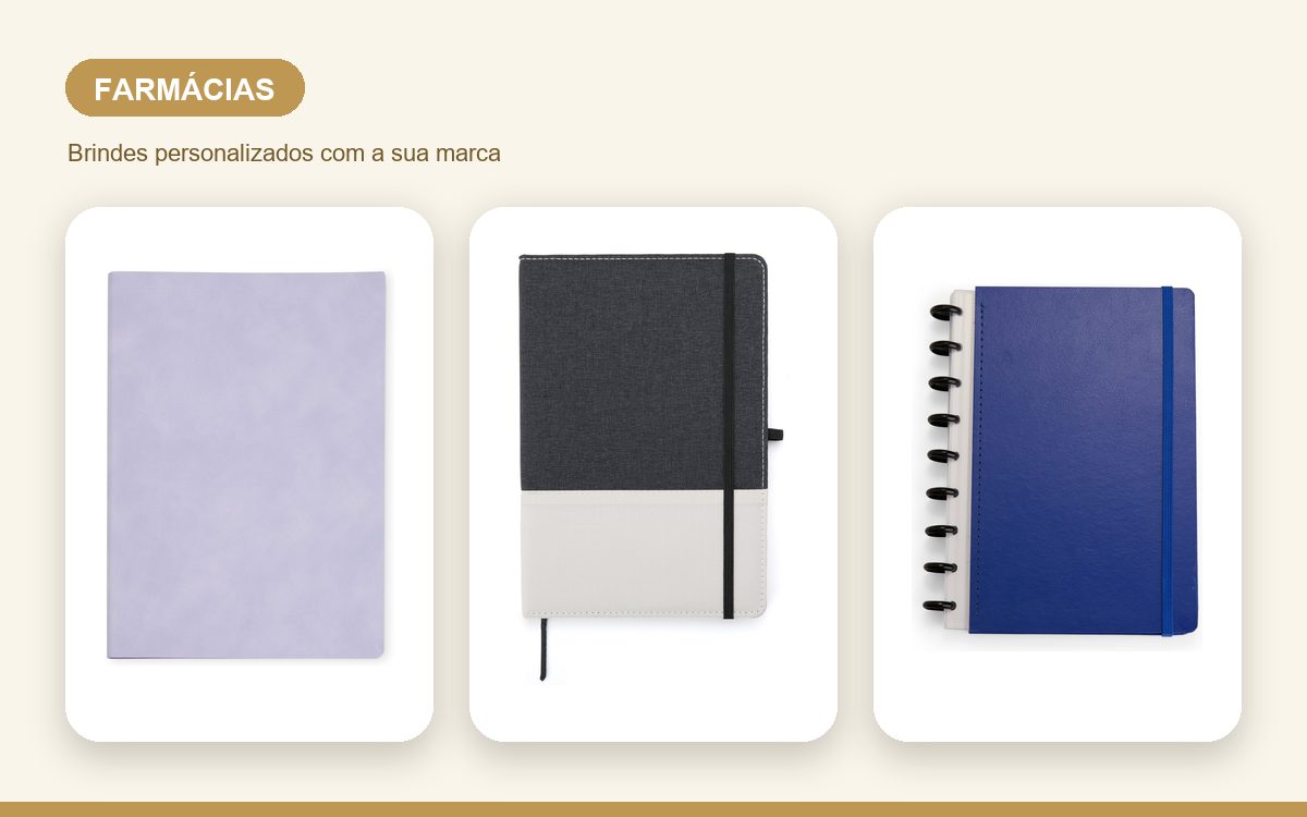 Brindes personalizados com a sua marca — Cadernos personalizados para farmácias: como usar
