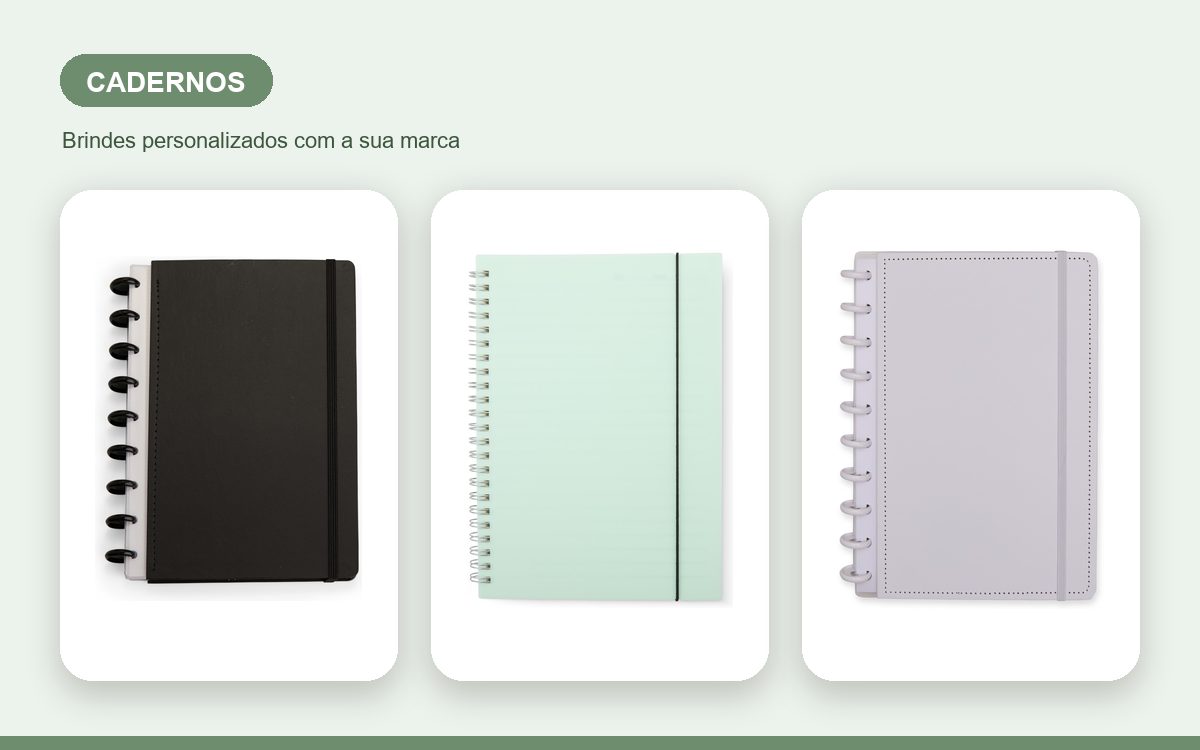 Brindes personalizados com a sua marca — Cadernos Personalizados para Eventos: o Brinde que Vira Parceiro do Participante