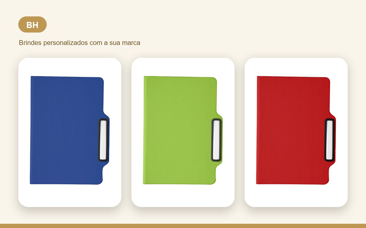 Brindes personalizados com a sua marca — Cadernos Personalizados em BH com a Logo da Sua Empresa