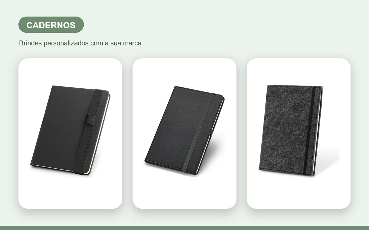 Brindes personalizados com a sua marca — Cadernos personalizados para colaboradores: guia da empresa