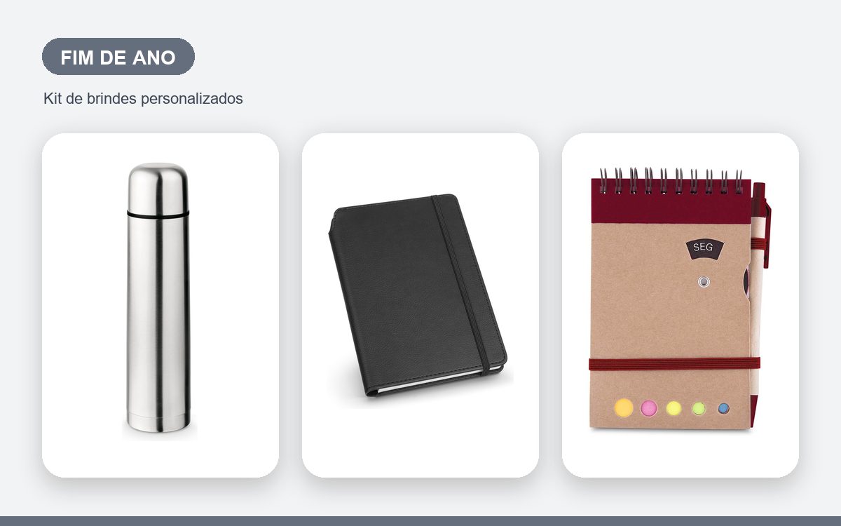Kit de brindes personalizados — Camiseta Personalizada para o Fim de Ano: Ideias de Brinde