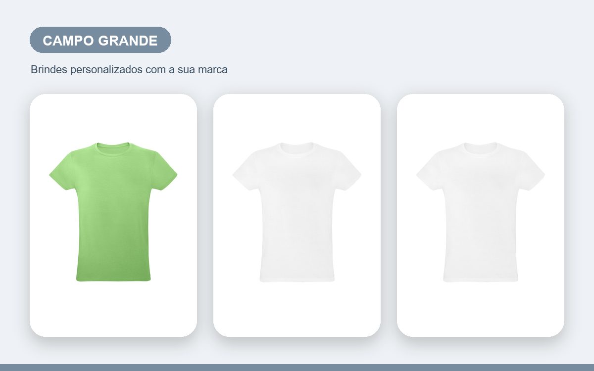 Brindes personalizados com a sua marca — Camisetas Personalizadas em Campo Grande para Empresas