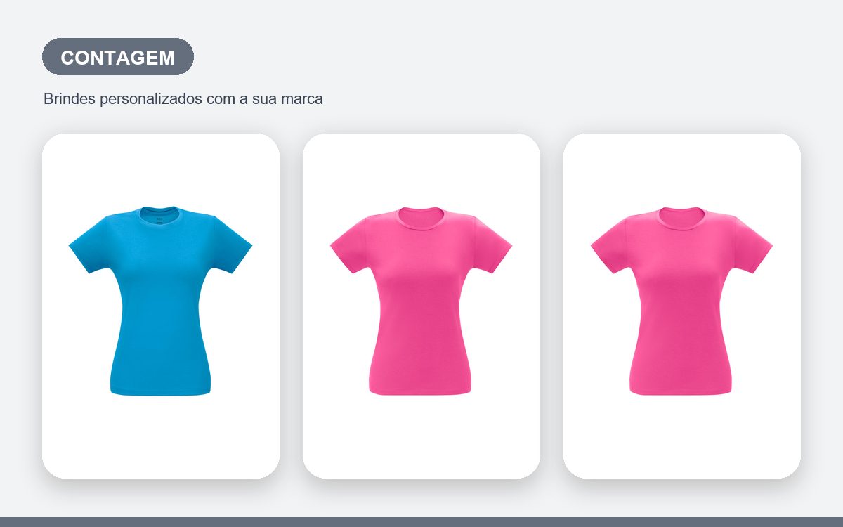 Brindes personalizados com a sua marca — Camisetas Personalizadas em Contagem para Empresas