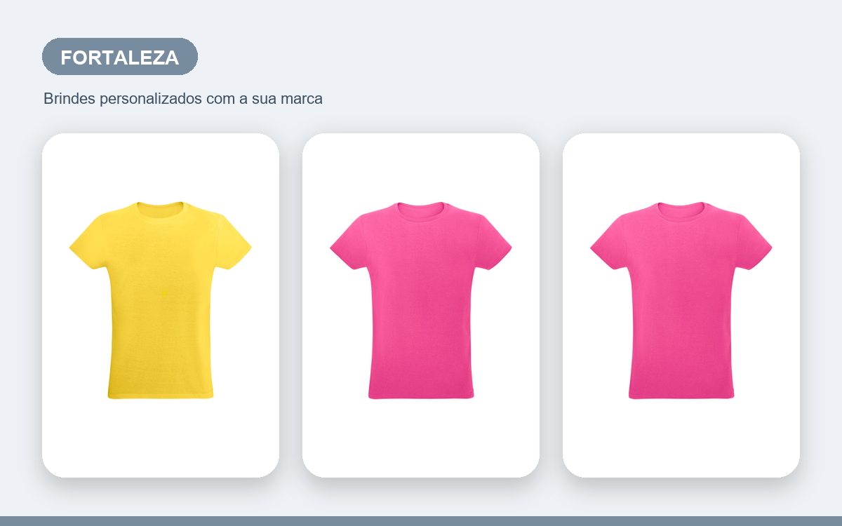 Brindes personalizados com a sua marca — Camisetas Personalizadas em Fortaleza para Equipes e Eventos