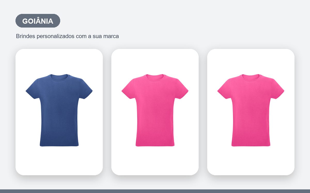 Brindes personalizados com a sua marca — Camisetas personalizadas em Goiânia para sua equipe