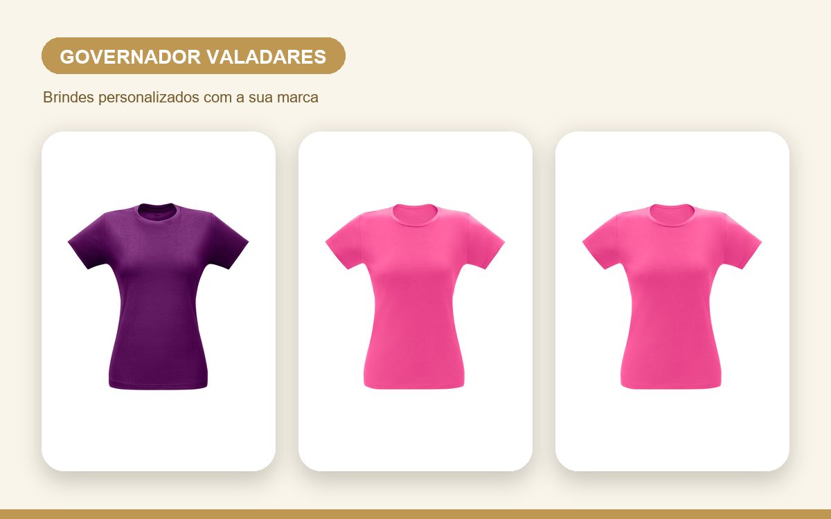 Brindes personalizados com a sua marca — Camisetas Personalizadas em Governador Valadares para Empresas