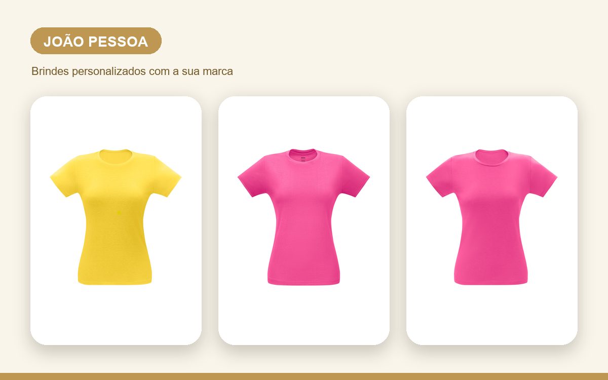 Brindes personalizados com a sua marca — Camisetas Personalizadas em João Pessoa para Empresas
