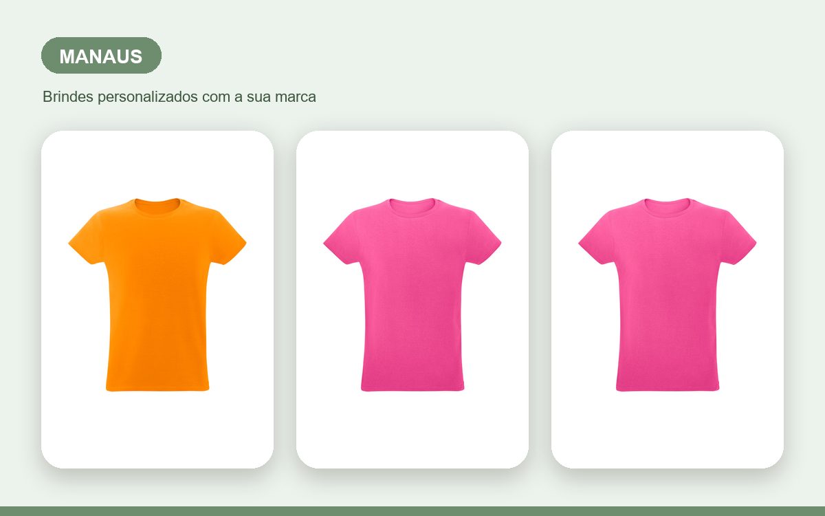 Brindes personalizados com a sua marca — Camisetas Personalizadas em Manaus para Empresas e Equipes