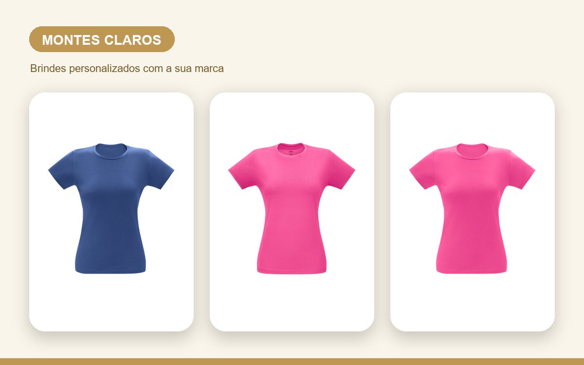 Brindes personalizados com a sua marca — Camisetas Personalizadas em Montes Claros para Empresas