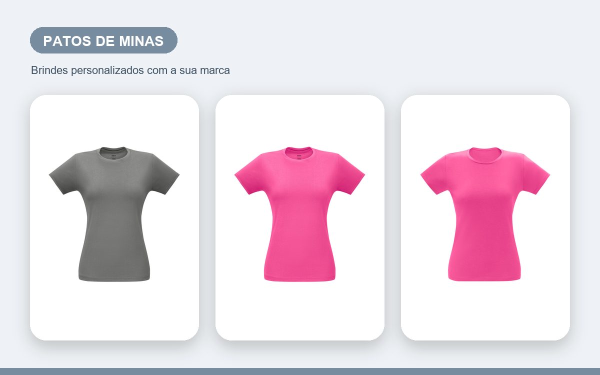 Brindes personalizados com a sua marca — Camisetas Personalizadas em Patos de Minas para Empresas