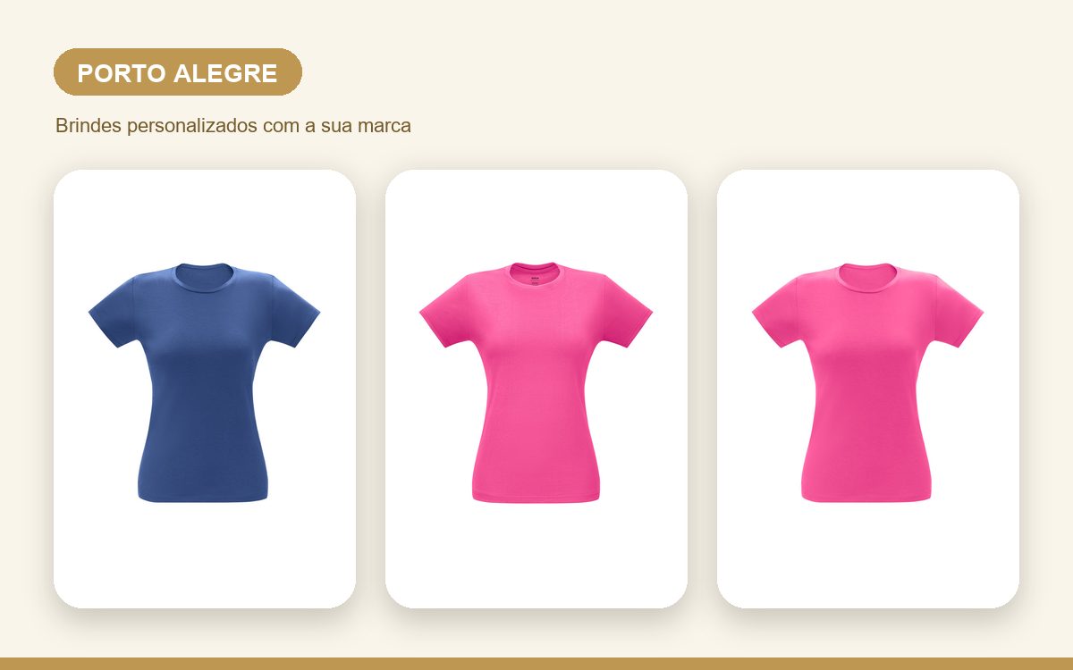 Brindes personalizados com a sua marca — Camisetas personalizadas em Porto Alegre para eventos